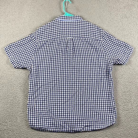 Tommy Bahama Island Crafted Modern Fit Button Shirt Men's XL Blue Plaid - Picture 10 of 10